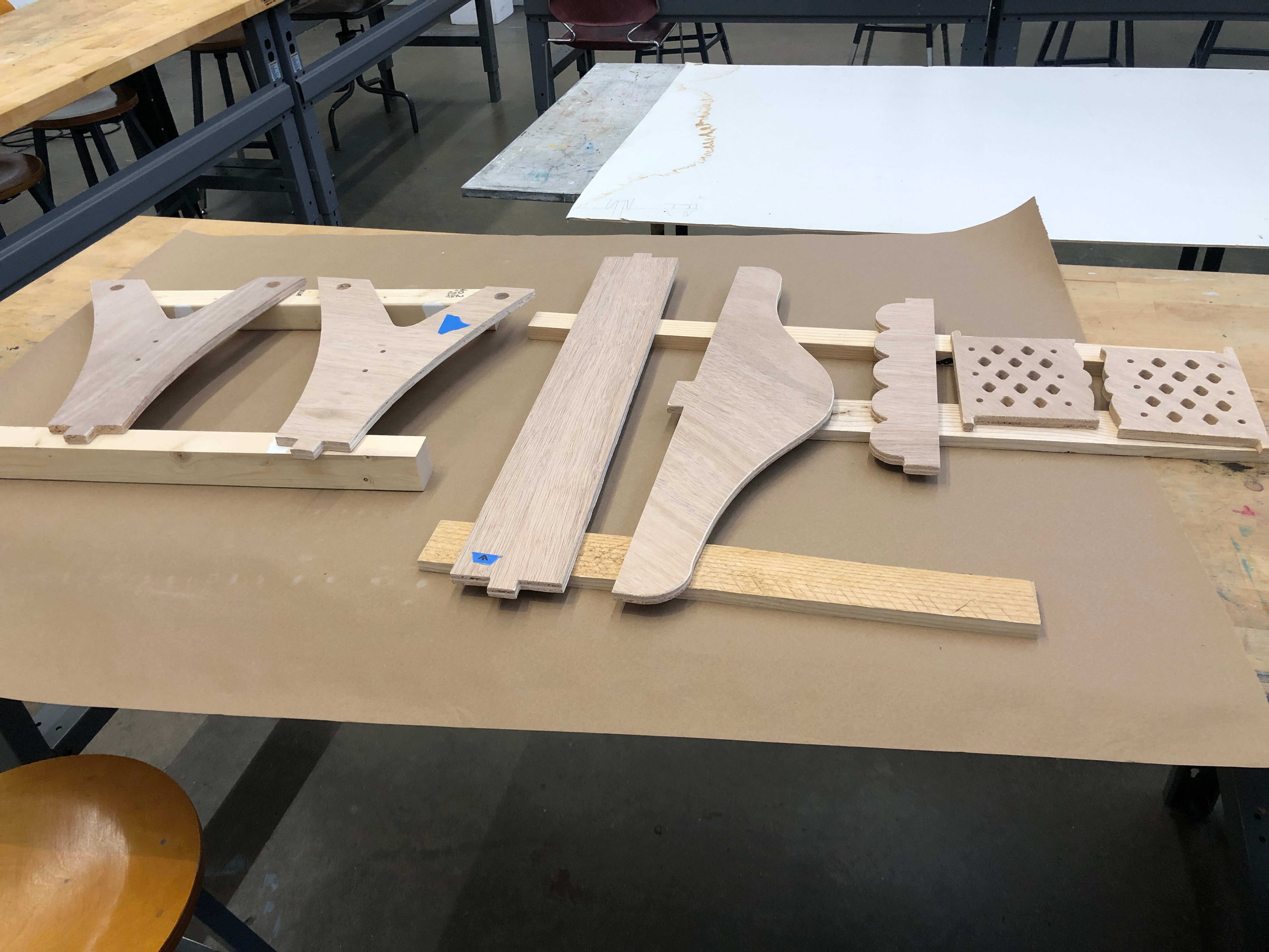 Plywood cut from CNC machine