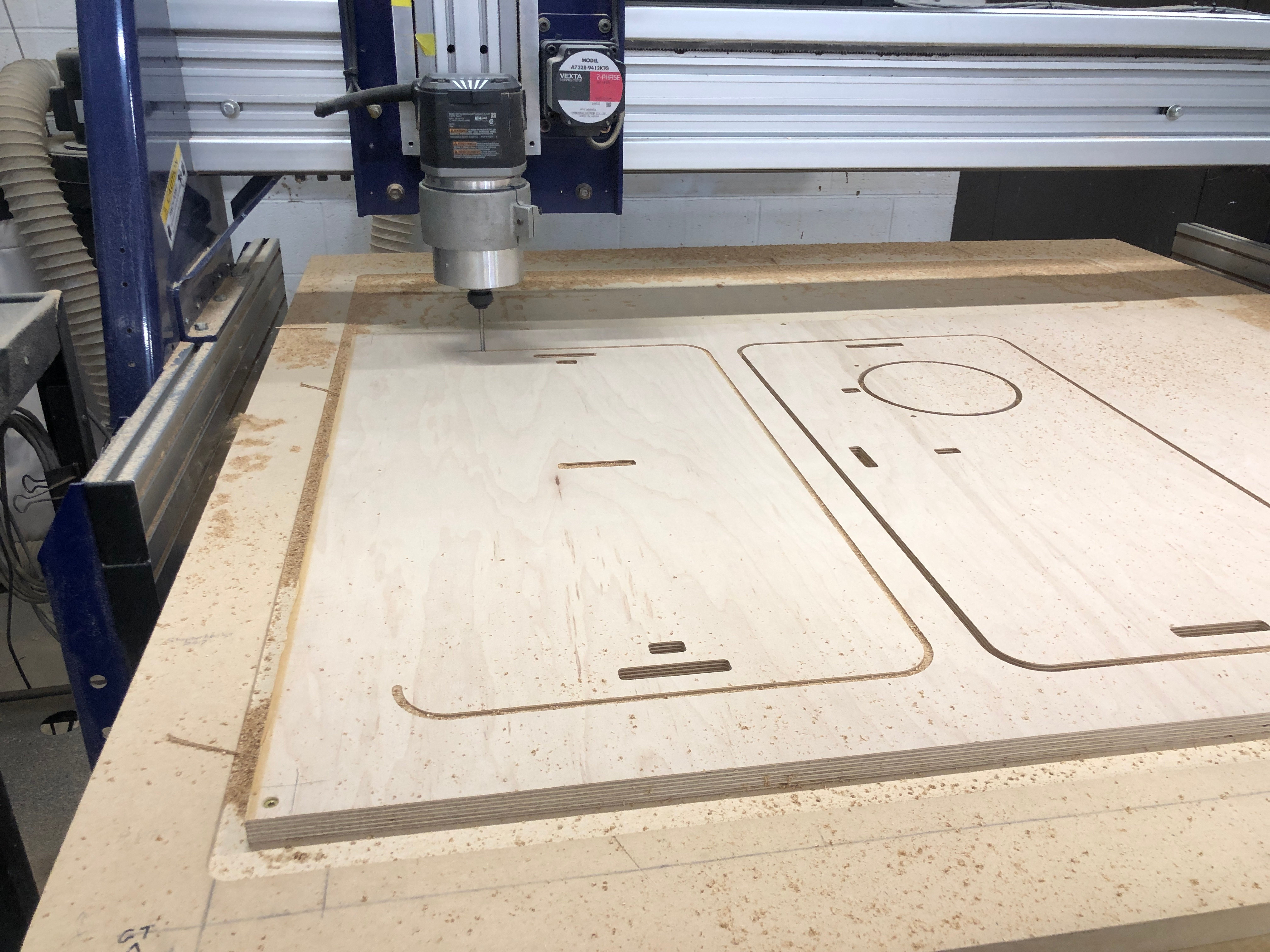 Plywood cut from CNC machine